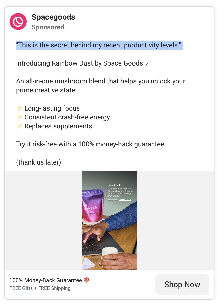 How Spacegoods Build High Performing Ads and How You Can Too