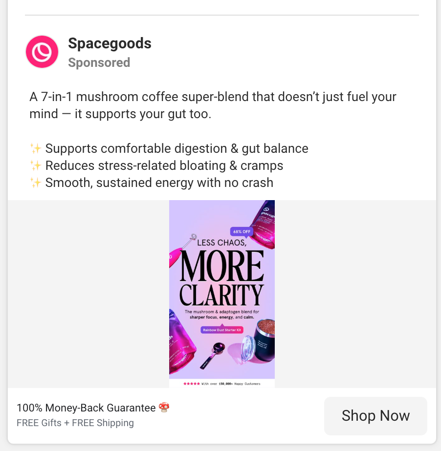 How Spacegoods Build High Performing Ads and How You Can Too
