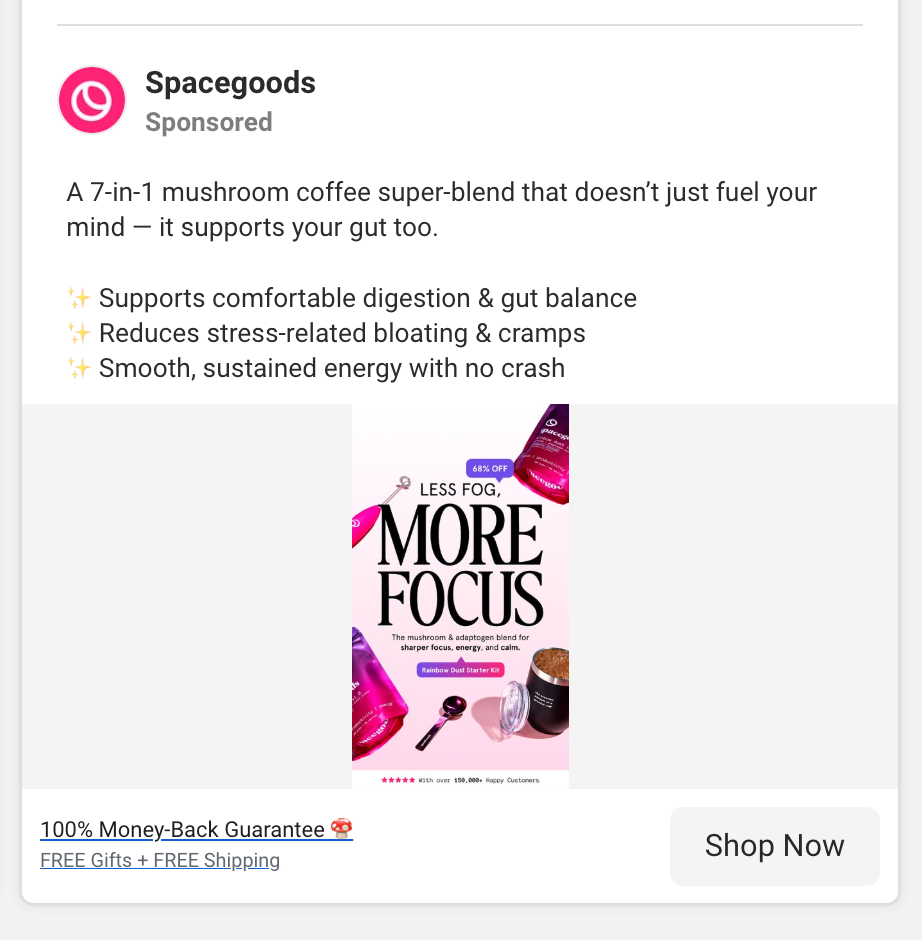 How Spacegoods Build High Performing Ads and How You Can Too