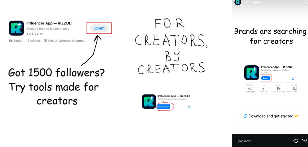 The Ugly Text Minimal White Screen Ad Format