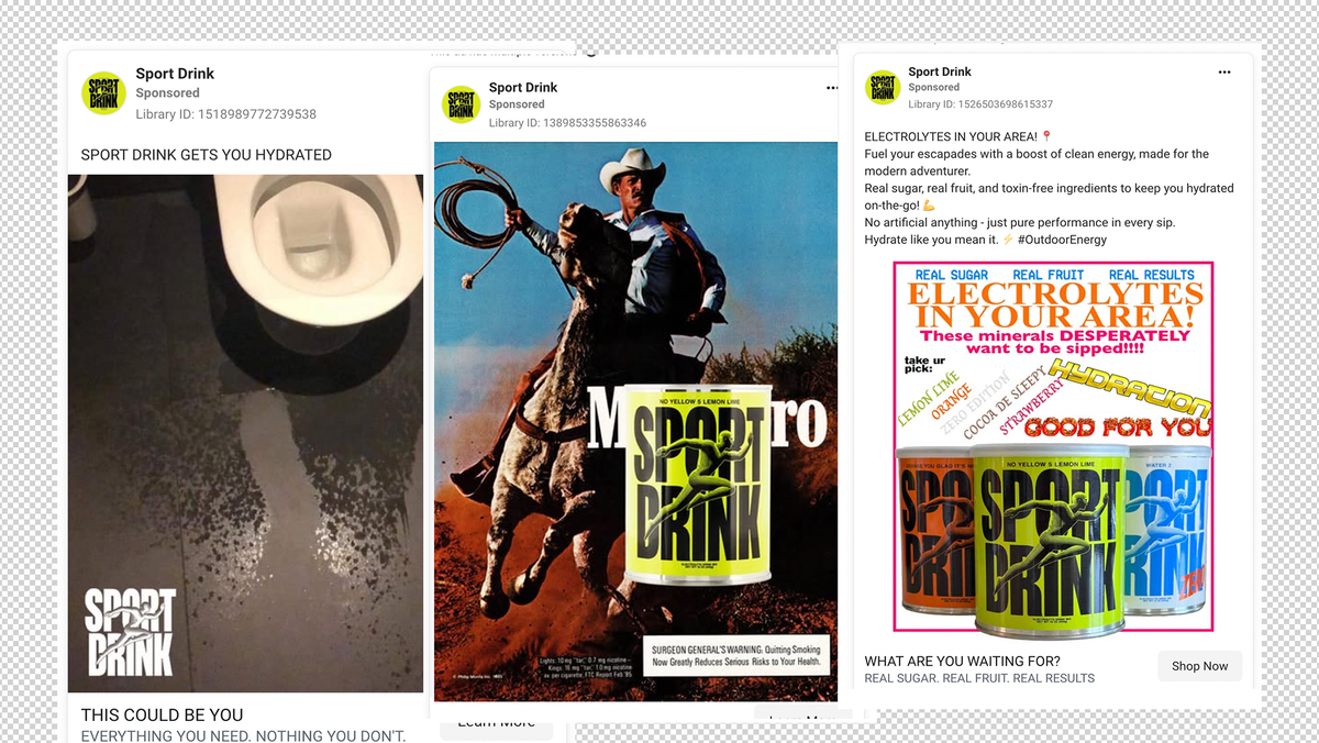 Sport Drink’s Ads: Anti-UX, Anti-Funnels, Pro-Attention
